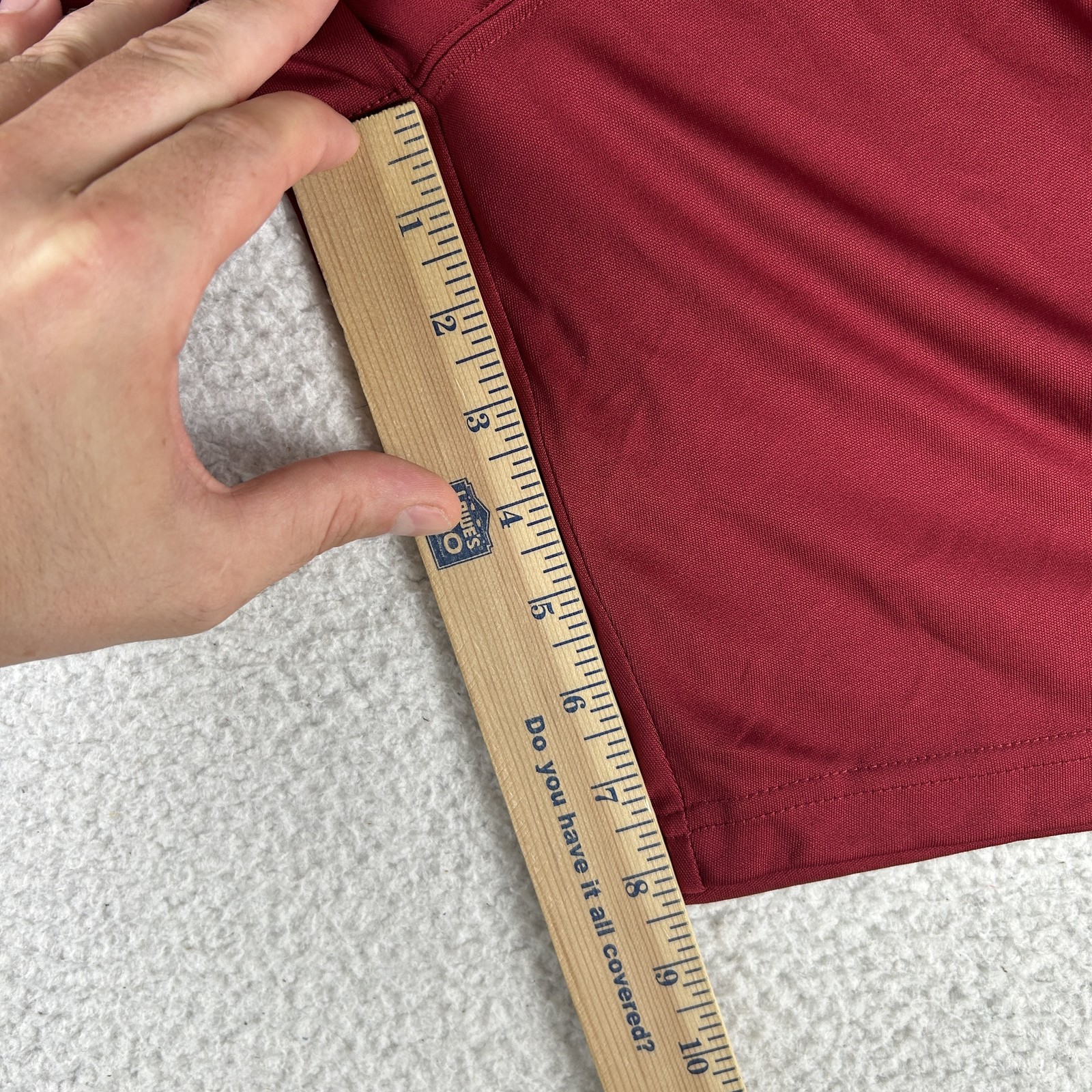 Reebok Shorts Mens 3XL Red Black Slim 9 Inch Athletic Performance Training Logo thumbnail 5