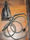 Vintage General Electric GE Portable Travel Steam Iron Cat # 24F19 Chrome  — photo 1