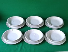 SERVIZIO 18 PIATTI PIANI FONDI FRUTTA LE PORCELLANE DI BARILLA ANNI 80. DH43