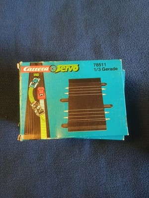 78511 Carrera Servo 140 1/3 Gerade 80er Vintage Rennbahn Formel 1 Rennauto