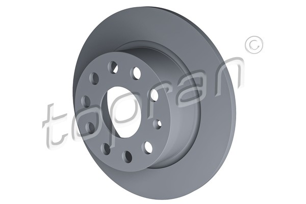 2X Topran Bremsscheibe Hinterachse Voll Ø253Mm FüR Skoda Octavia III Combi 5E5-image