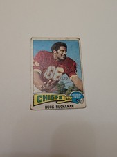 1975 Topps #16 Buck Buchanan autograph 