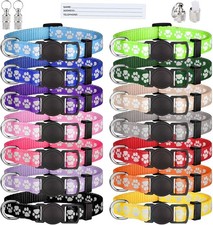 Litter ID Collars 14PK, Glow Nylon Breakaway