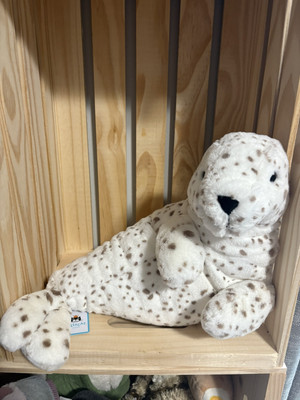  Sigmund Seal シール　アザラシ　海豹　ぬいぐるみ Authentic Jellycat Sigmund Seal Spotted Plush Stuffed Animal BNWT