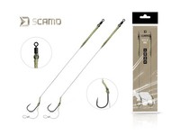 Delphin Scamo Boilie Rig / 2 StüCk 20Cm/25Lbs/#4 10Er Set