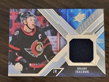 2021-22 SPx - Jersey Brady Tkachuk #J-BT Game Used GU NICE!! TONS of pictures