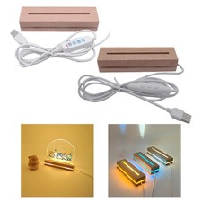 LED Lights Display Base for Night Light DIY Craft Rectangle Display Pedestal