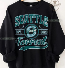 Vintage Seattle Torrent Ice Hockey EST 2025 Crewneck Sweatshirt reprint VK11357
