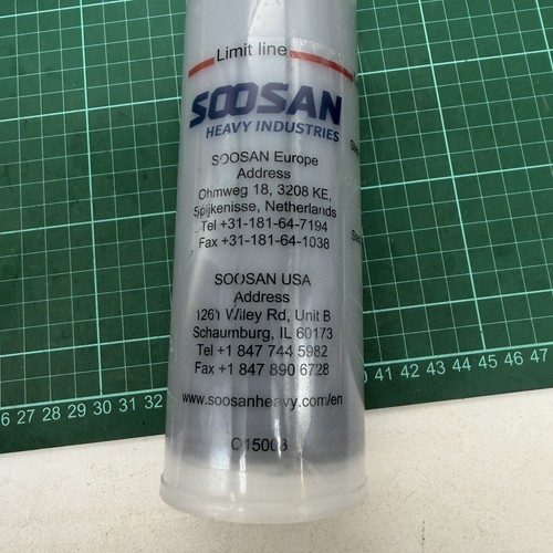 Q15003 Soosan 6pcs Tool Grease 400cc Cartridge Hydraulic Rock Breaker Hammer NOS - Foto 6 di 9