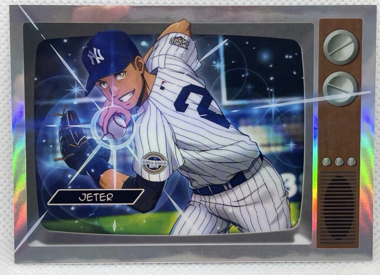 2025 Bowman Chrome #BA-15 Derek Jeter Anime SSP Yankees ⚾️ 📺