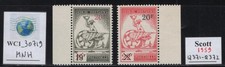 WC1_30719. BELGIUM. 1959 ovpt. railroad delivery set. Sc.Q371-Q372. MNH