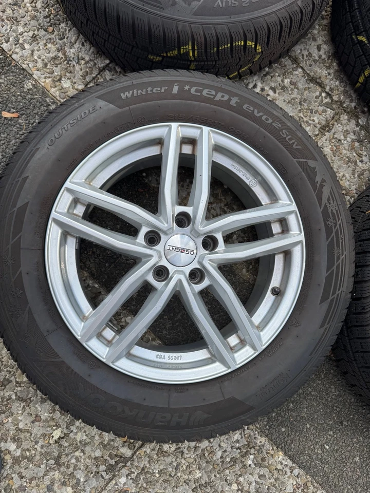 1 Satz Winterreifen auf Dezent Alufelgen – 17 Zoll – Top Zustand  - Bild 3 von 4