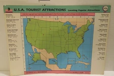 1990 GeoSafari More US Geography Educational Learning System Replacement Card #3