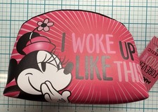 NEW Mad Beauty Disney M&F Cosmetic Bag - Minnie NWT