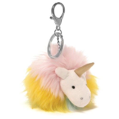 Gund Unicorn Rainbow Poof Backpack Clip Keychain (White) 3" x 3" x 3"  NWT - Bild 1 von 2