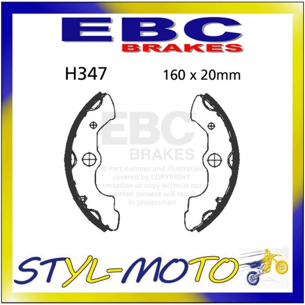 H347 Rachen Vorderseite Links EBC Honda TRX 500 Fa Fourtrax Foreman Auto-image