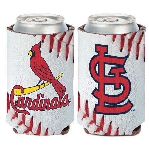 ST. LOUIS CARDINALS ~ (1) Beer Can Coolie Koozie Holder Huggie ~ 2-Sided - Picture 1 of 1