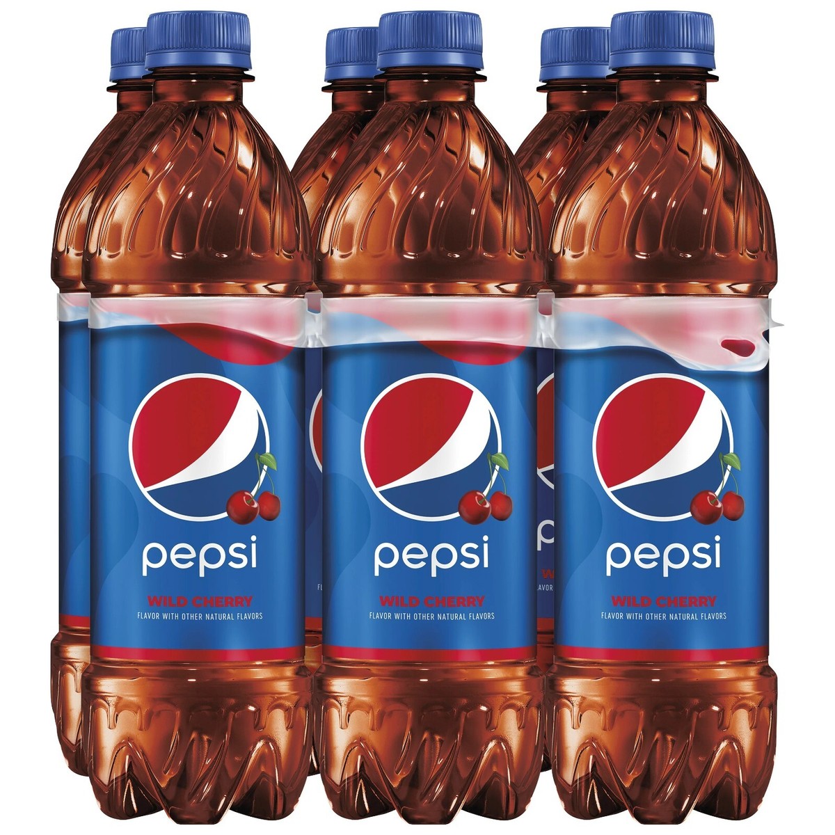Pepsi Wild Cherry Cola Soda Pop, 16.9 Fl Oz, 6 Pack Bottles | eBay