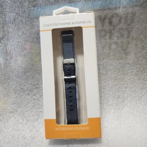 Fitbit Inspire & Inspire Ip Wooven Ylon Black Band