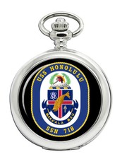 USS Honolulu SSN-718 Pocket Watch