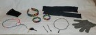 Fabric ArmBands,Necklaces,Choker,Cuffs/Bracelets,Earrings ~blk,silver,rainbow — photo 2