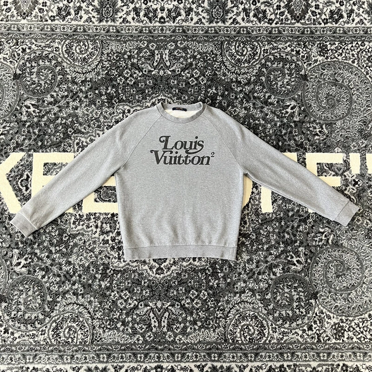 Louis Vuitton x Nigo 2020 Squared Sweatshirt - Grey Sweatshirts