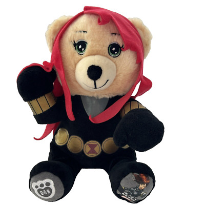 Marvel Comics Black Widow Bear Avengers B-A-B Marvel 8'' No Batons Build A Bear