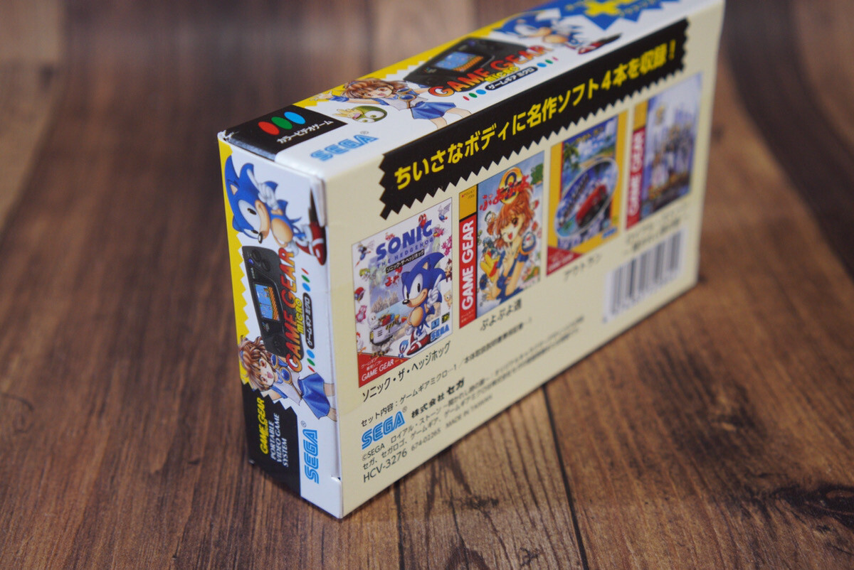 GAME GEAR MICRO +4 ゲーム機セット Game Gear Micro 4color Complete Set with Big Window Micro