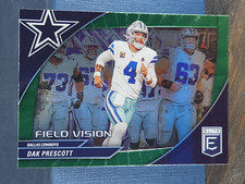 2024 Dak Prescott Panini Donruss Elite Field Vision Green Parallel Cowboys
