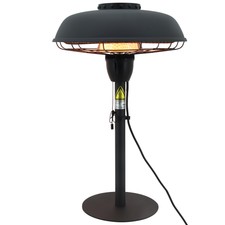 Firefly 2.1kW Table Top Electric IP44 Patio Heater Garden Outdoor Halogen  Steel for sale online | eBay