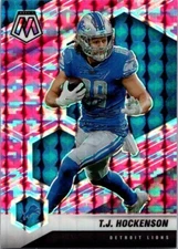 TJ Hockenson 2022 Panini Mosaic Pink Camo #68 Detroit Lions