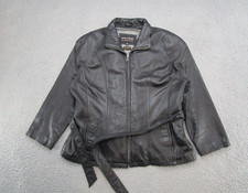 Wilson Leather Women s Jacket Belted Thinsulate Insulation Ultra Full Zip SZ XL