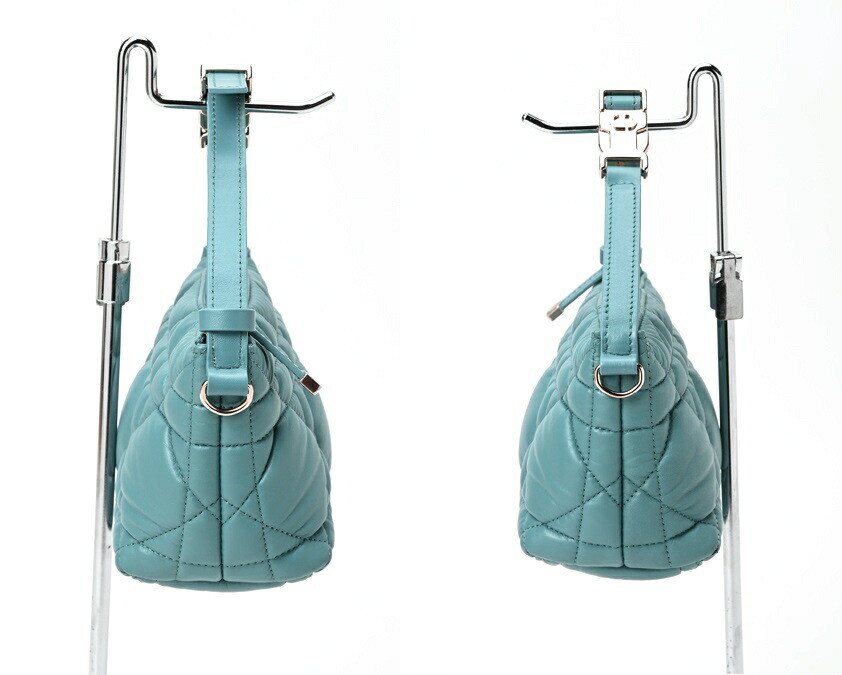 DIOR☆スモール カーフレザー ノマドポーチ ハンドバッグ AUTH CHRISTIAN DIOR NOMAD POUCH SMALL HANDBAG CANNAGE