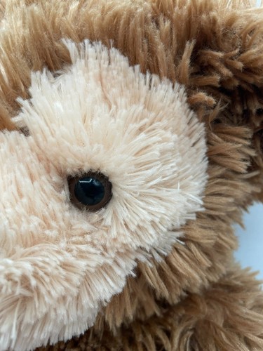 Walt Disney Parks Pre Duffy Hidden Mickey Brown Shaggy Tan Teddy Bear Plush 16" - Picture 9 of 13