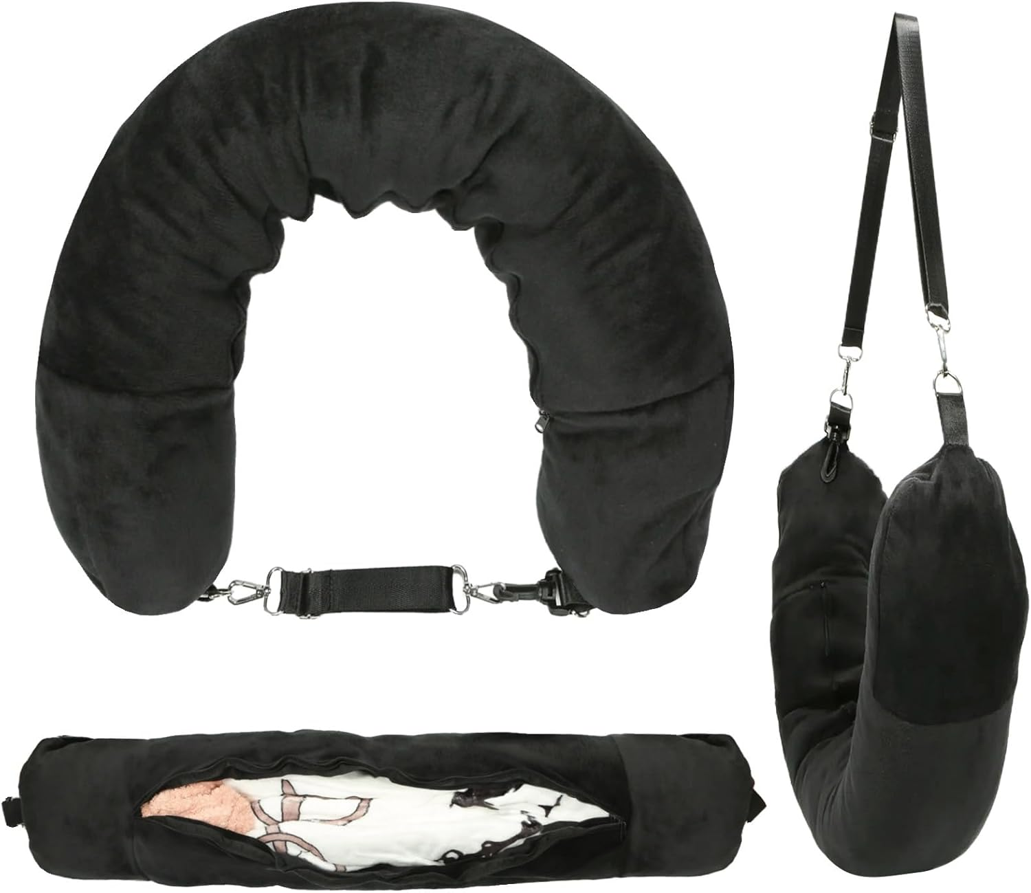 Stuffable Travel Pillow Doubles as Carry-On Luggage for 3 Days-image