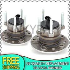 512307 Pair Rear Wheel Hub Bearing Assembly For 2003-2011 Saab 9-3 2.8L W/ABS