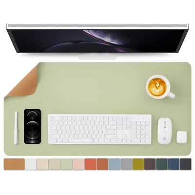 Cork Desk Mat - Dual-Sided Desk Pad for Office and Home - Desk Organization a...