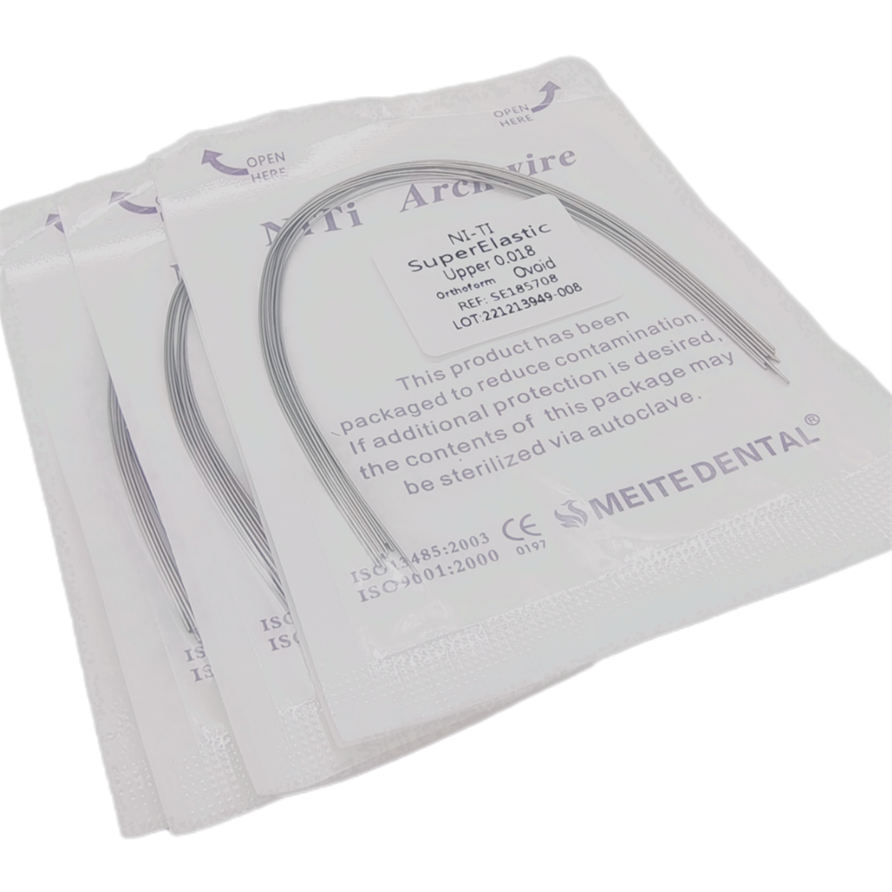 100 Arcs Orthodontiques Ronds Niti Pour Dentisterie - Fil Dentaire Rond Pour Appareils Orthodontiques - Lot