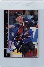 1997/98 Upper Deck #49 Stephane Yelle Avalanche Signed Auto *G774