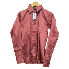 68520BURG Royal Highness Ladies Sateen Concealed Zipper Western Show Shirt Burgu