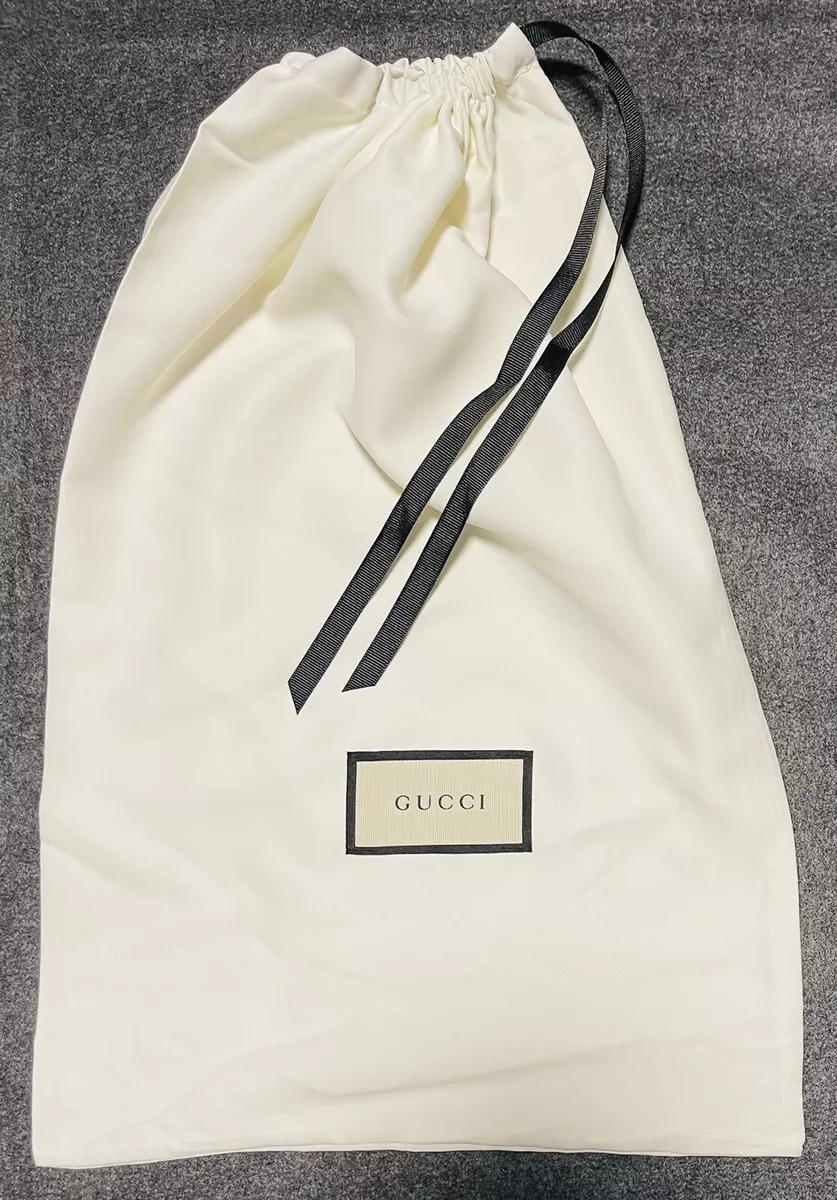Gucci Dust Bag - Drawstring Shoe Storage Travel Bags. Size: 11.5 Gucci Dust Bag - Drawstring Shoe Storage Travel Bags. Size: 11.5