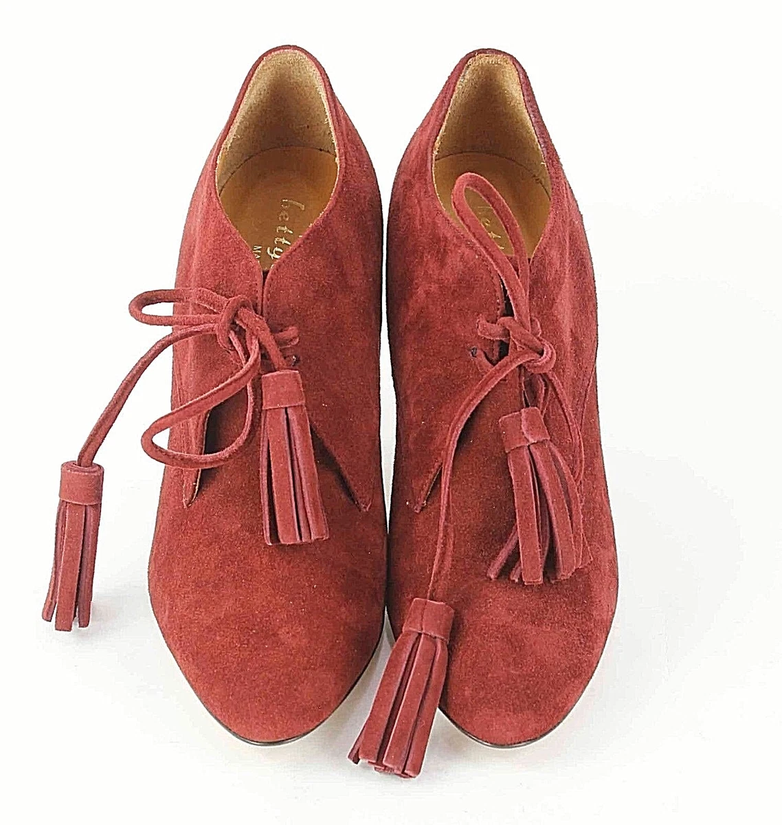 Rust suede heels 2025