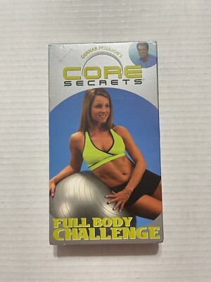Gunnar Peterson Core Secrets VHS Full Body Challenge Sealed 