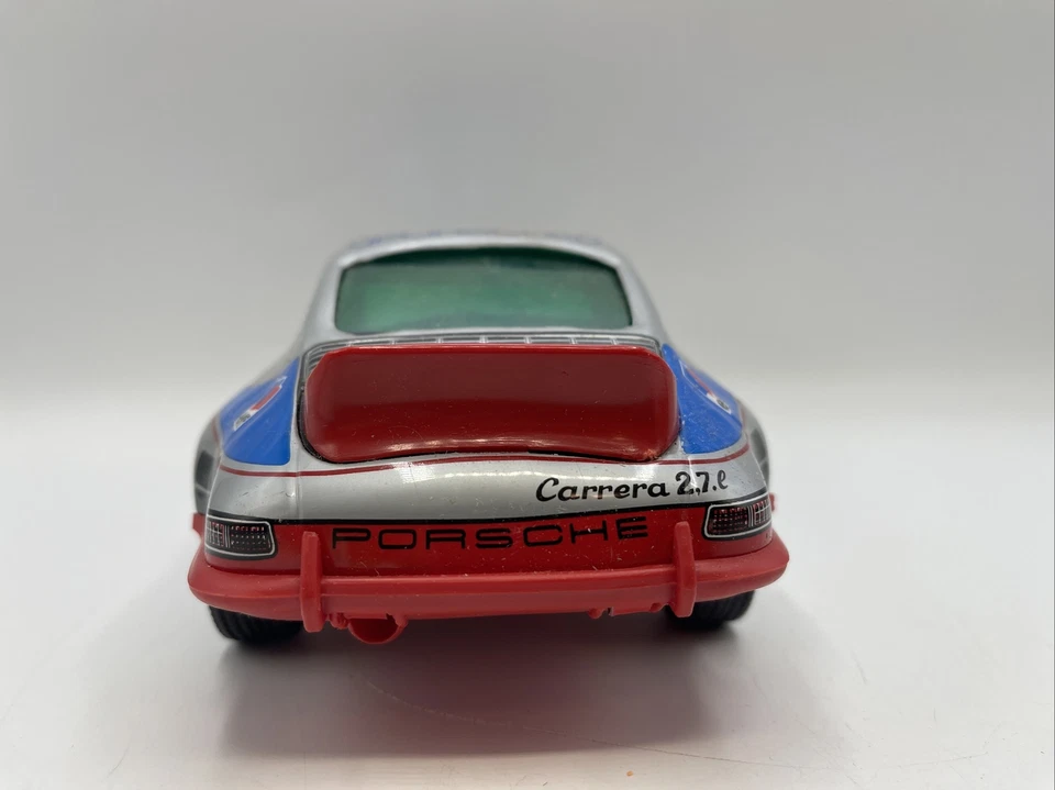 PORSCHE CARRERA RACING N.2 FRICTION TIN TOY JOUSTRA 2231 RARE ELF - Image 4 of 4