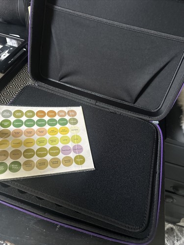 Tress Wellness Essential Oil Case With Labels 70 Bottle Capacity NEW - Picture 7 of 9