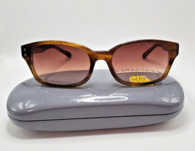 Michael Stars Tardy Sunglasses Tea Frame w/Amber Gradient Lens