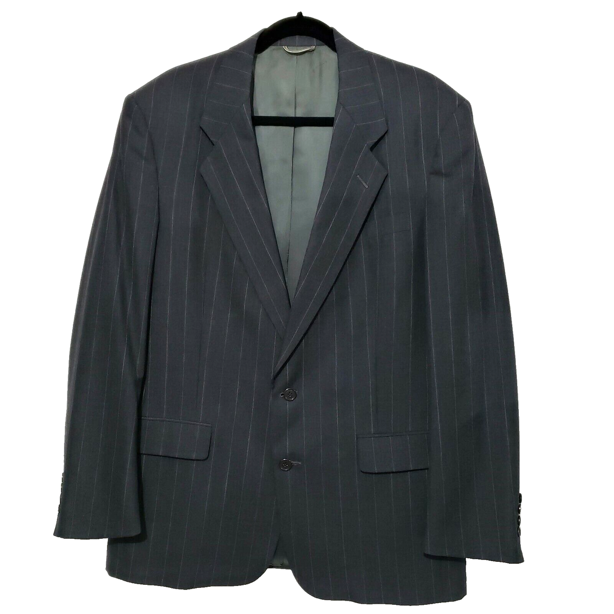 ChristianDior　ストライプ　ジャケット Christian Dior Monsieur Men Wool Black Striped Suit Blazer Made in