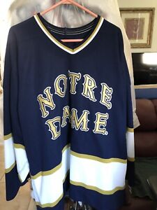 notre dame hockey jersey authentic