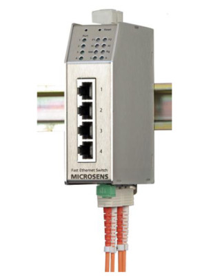 Microsens I 6-Port FE Industrial Profi Line Switch (optionally with PoE)