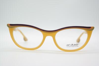 X Ide Performance Brown Multicolored Oval Glasses Eyeglass Frame New